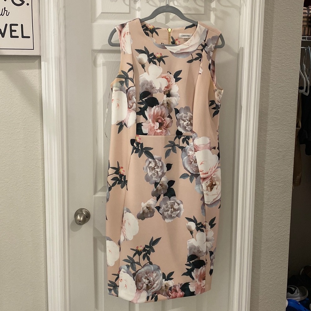 Calvin Klein flower dress